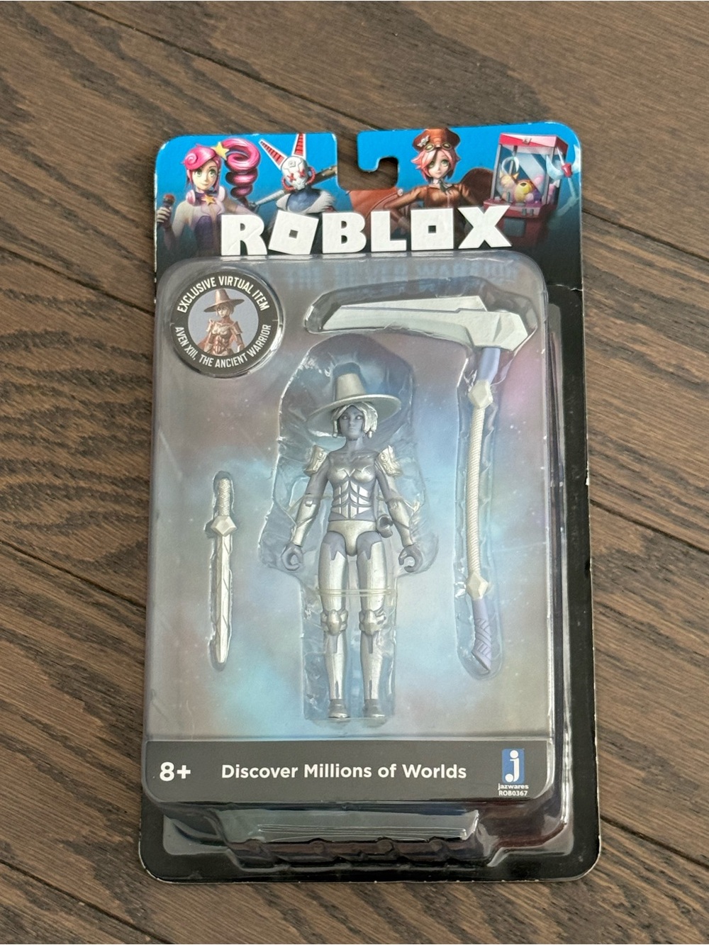 Roblox Aven The silver warrior action figure toy